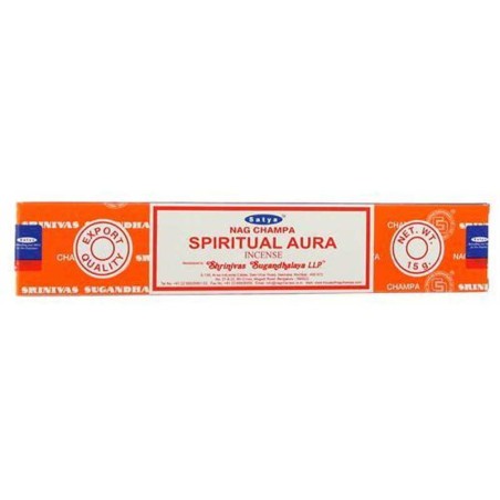 SATYA Incienso Aura Espiritual - Spiritual Aura - 1 cajetilla de 15gr