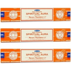 Lote 3x Incenso Satya Spiritual Aura - Aura...