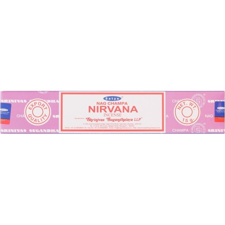 SATYA Incienso Nirvana - 1 cajetilla de 15gr.
