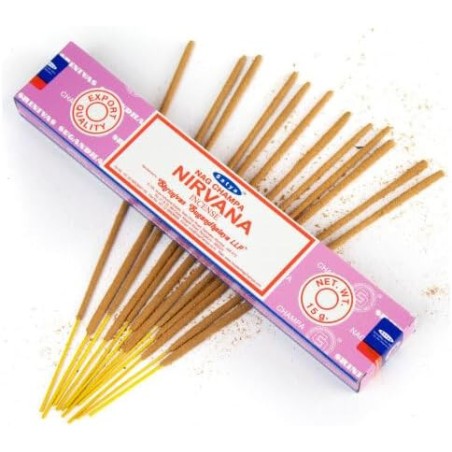 SATYA Incienso Nirvana - 1 cajetilla de 15gr.