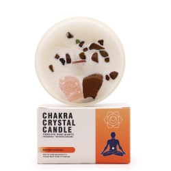 Velas de Cristal de Chakra - Chakra del Sacro -...