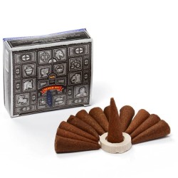 SATYA Conos de Incienso Super Hit Dhoop - 1 cajetilla de 12 conos