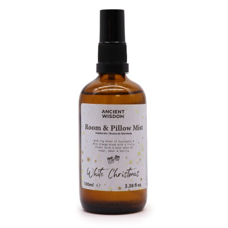 Spray Fragancia Navideña Blanca Navidad - White Christmas - Para hogar y almohadas - 100ml
