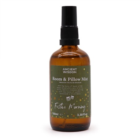 Spray Fragancia Navideña Mañana Festiva - Festive Morning - Para hogar y almohadas - 100ml