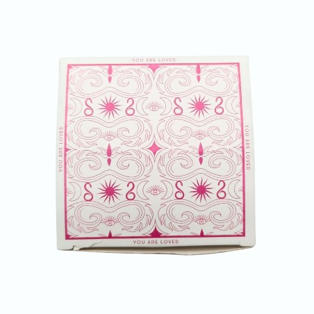 Vela Mágica con Flores y Gemas Hop Hare - Los Amantes - Vela Cera de Soja hecha a mano - 8,8x5cm