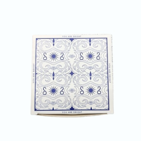 Vela Mágica con Flores y Gemas Hop Hare - El Sol - Vela Cera de Soja hecha a mano - 8,8x5cm