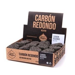 NEUTRAL ROUND CHARCOAL SAGRADA MADRE - 24 units...
