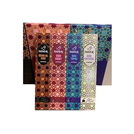 NOOR Räucherstäbchen-Set - 4 Packungen à 15gr.