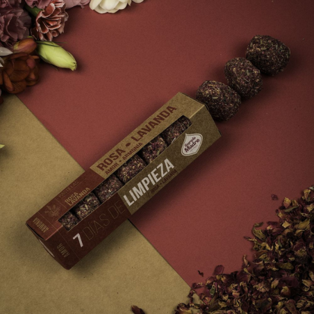 Pastillas Defumación Activada 7 días Rosa Lavanda - Amor - Sagrada Madre - Pastillas 7 Días de Limpieza