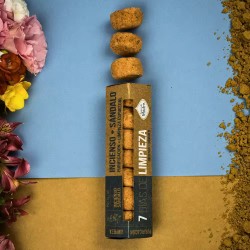 Pastillas Defumación Activada 7 días de Limpieza Incienso Sándalo Sagrada Madre - Purificación Limpieza Espiritual