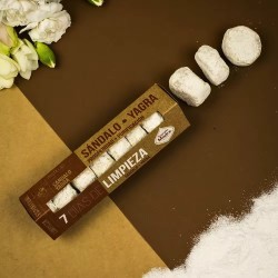 Pastillas Defumación Activada 7 días de Limpieza Sándalo Yagra - Prosperidad Purificación - Sagrada Madre