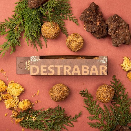 Bombetes Herbals Destrabar Sagrada Mare Mirra, Calèndula, Te Verd i Cedre - 4 bombetes