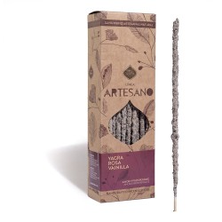 Incenso Artigianale Yagra, Rose e Vaniglia -...