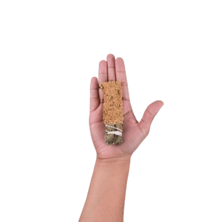SAHUMITO SAGRADA MADRE - NARANJA Y CITRONELA - REPELENTE NATURAL Y PROTECCIÓN - HIERBAS Y RESINAS NATURALES - HECHO A MANO