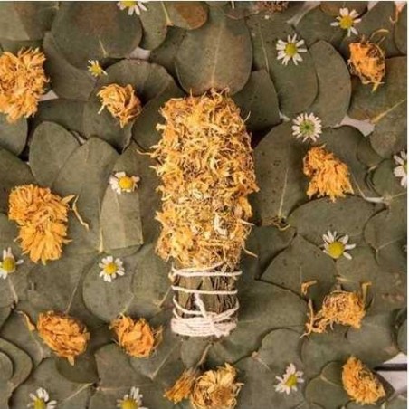 SAHUMITO SAGRADA MADRE - CALENDULA AND CHAMOMILE - PEACE AND TRANQUILITY - NATURAL HERBS AND RESINS - HANDMADE