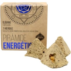 PYRAMIDE ÉNERGÉTIQUE 7 HERBES - ENCENS, SAGRADA...