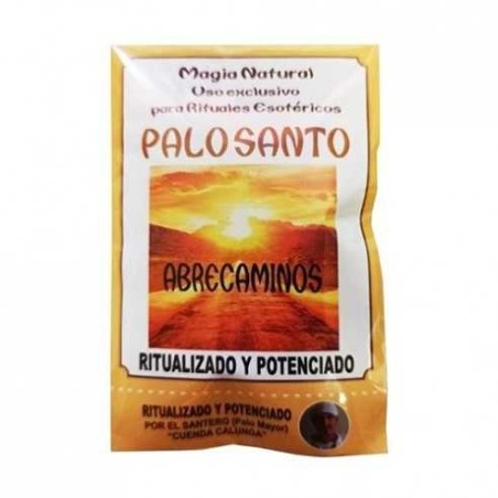Pó Ritualizado de Palo Santo Abridor de Estradas - saco de 10g.