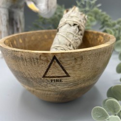 Wooden Bowl for Offerings and Rituals - The...