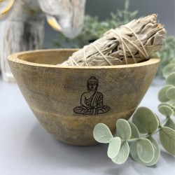 Tigela de Madeira para Oferendas e Rituais -...