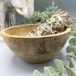 Bol de Fusta per a Ofrenes i Rituals - Buda -...