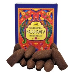 Cônes d’Encens Reflux Nag Champa - Golden India...