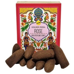Cônes d’Encens Reflux Rose - Golden India - Lot...
