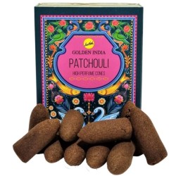 Räucherkegel Reflux Patchouli - Golden India -...