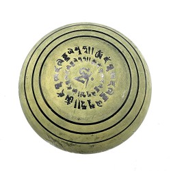 Cuenco de Polvo de Tierra - Mantra Cinco Buda - 16cm