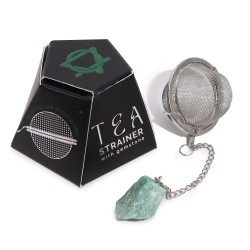 Passoire à thé Gemstone - Aventurine Verte -...