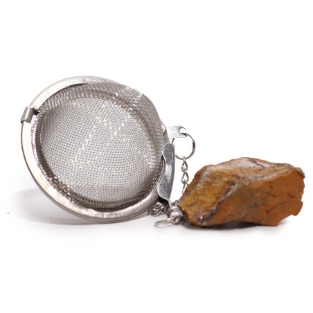 Gemstone tea strainer - Golden tiger's eye - Energy