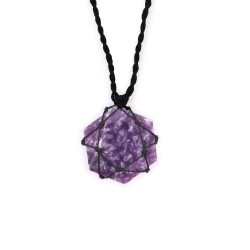 Penjoll hexagonal de pedres precioses...