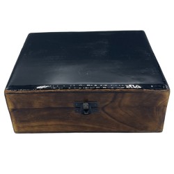 Caja Grande de Cerámica Esmaltada - 20x15x7.5cm...