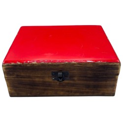 Caja Grande de Cerámica Esmaltada - 20x15x7.5cm...
