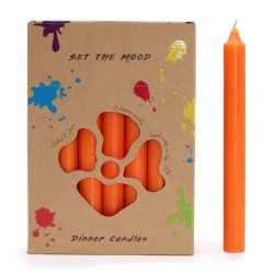 Ensemble de bougies de table de couleur unie -...