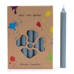 Ensemble de bougies de table de couleur unie -...