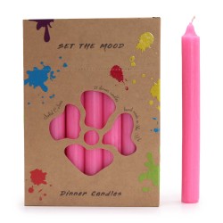 Ensemble de bougies de table de couleur unie -...