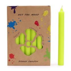 Ensemble de bougies de table de couleur unie -...