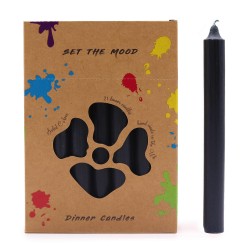 Ensemble de bougies de table de couleur unie -...