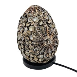 Boho Lampe - Muschel - Oval - 15cm -...