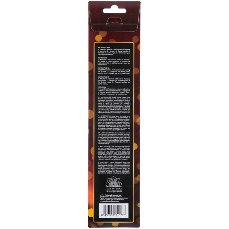 Buddha's Grace Incense Amber Perfums - 20 sticks - 60 minutes duration - Premium Quality