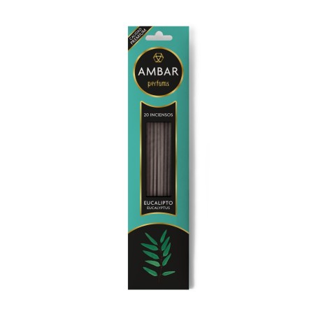 Encens Eucaliptus Ambar Perfums - 20 varetes - 60 minuts de durada - Qualitat Premium