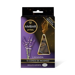 Conuri de tamaie Amber Perfums Lavanda - 15...
