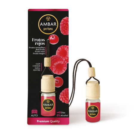 Ambientador Coche Frutos Rojos - Ambar Perfums - 6,5ml