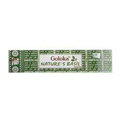 GOLOKA Natural Basil Incense (Basil) - Nature's...