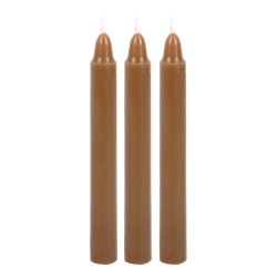 VELAS HECHIZO SPELL CANDLES - TOMA A TIERRA - PAQUETE 12 VELAS MARRONES - SPIRIT OF EQUINOX