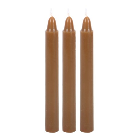 ŚWIECE ZACZAROWE - ŚWIECE UZIEMIAJĄCE - PAKIET 12 BRĄZOWYCH ŚWIEC - SPIRIT OF EQUINOX