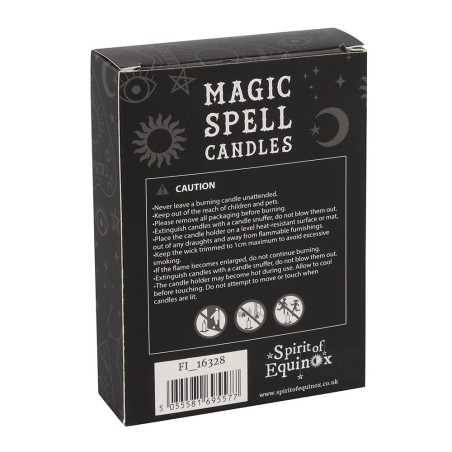 VELAS MAGICAS - MAGIC SPELL CANDLES - PAQUETE 12 VELAS VARIOS COLORES - SPIRIT OF EQUINOX
