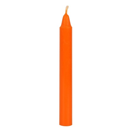 MAGIC SPELL CANDLES - CONFIDENCE - CONFIDENCE - PACK 12 ORANGE CANDLES - SPIRIT OF EQUINOX