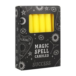 MAGIC SPELL KERZEN - ERFOLG - 12 GELBE KERZEN...