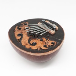 Antique Coco Kalimba - Instrumento Musical de...